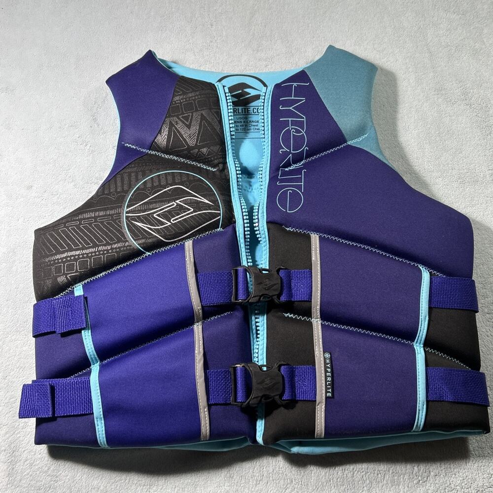 Hyperlite Wake Co Ladies Life Jacket Womens XL Purple CGA Pro V Lifeline USGC